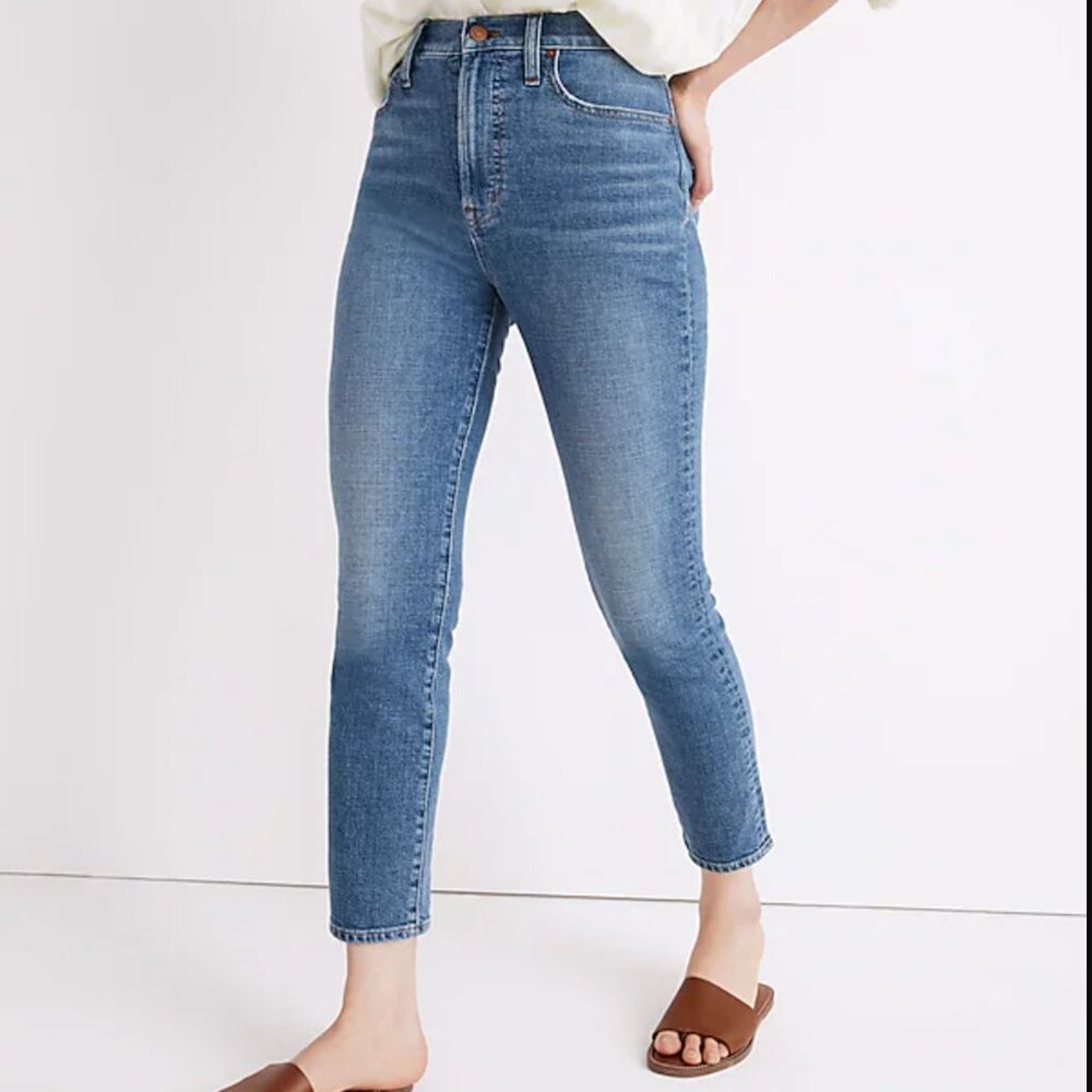 Madewell- Perfect Vintage Crop Jean sz 26